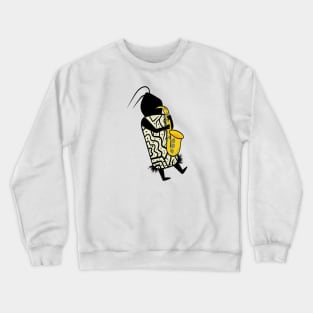 Cute Musician Plays Saxophone Crewneck Sweatshirt